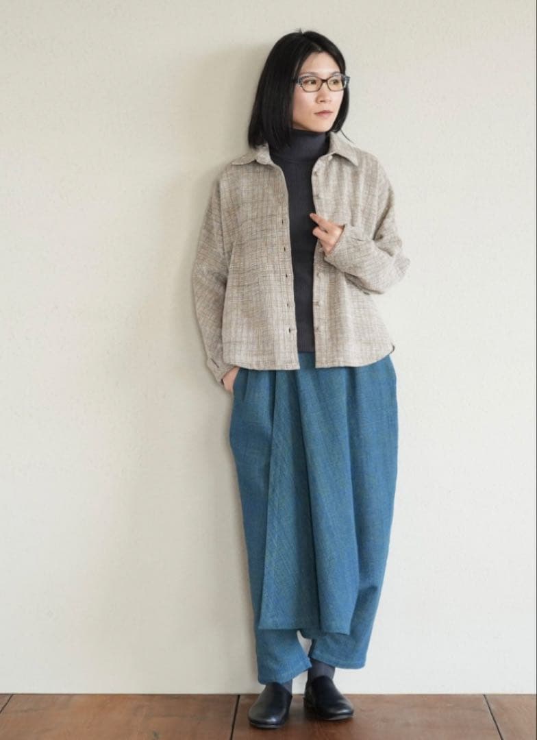 虹猫先生さん専用 うさとの服  藍染め モモンガスカート 美品タグ付