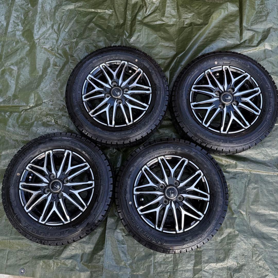 【送料込み】155/70R13 スタッドレスタイヤ アイスナビ ミライース