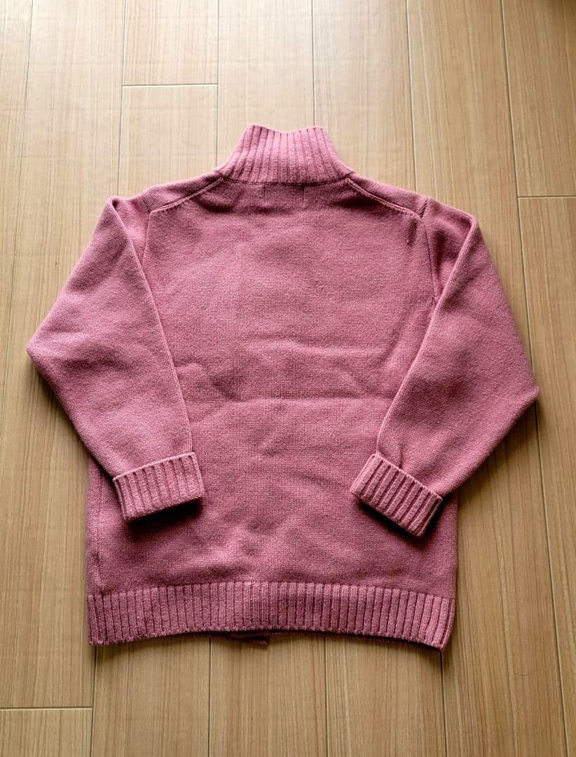 Psycho Bunny ピンク ニットカーディガンLサイズ