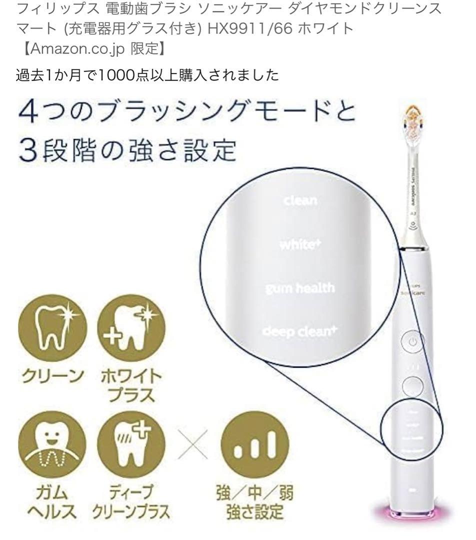 フィリップス 電動歯ブラシ HX9911/66 ホワイト