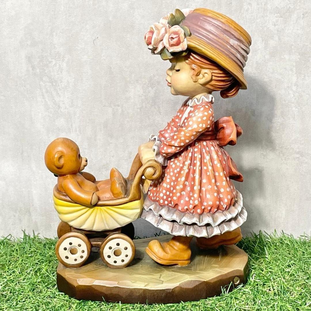 アンリ ANRI Sarah Kay サラ・ケイ 木彫り おさない乳母 400体