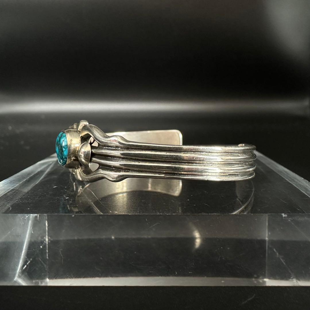 専用Navajo Wilson Begay キングマン ターコイズ バングル