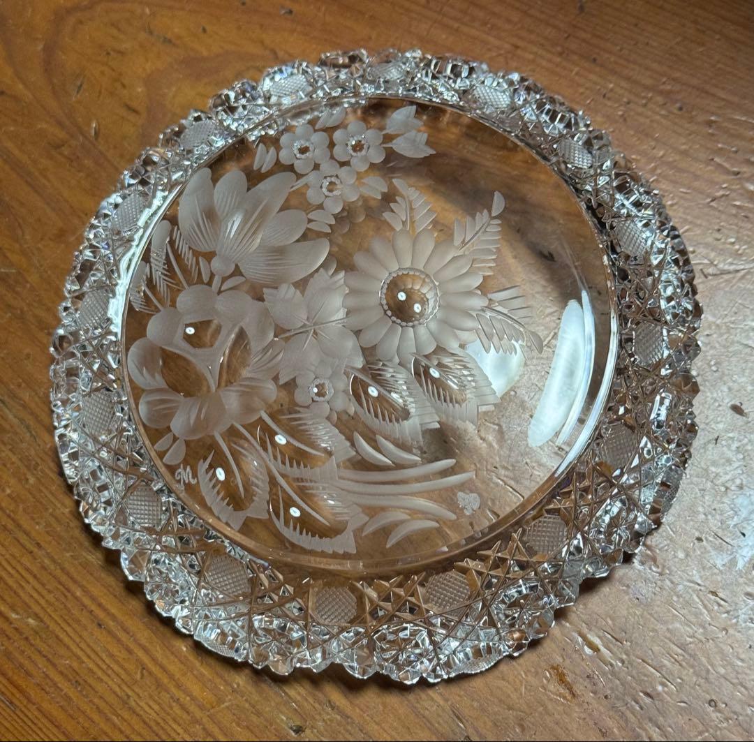 『 マイセン クリスタル ガラス クリアー 』 《ヴィンテージ》《未使用》