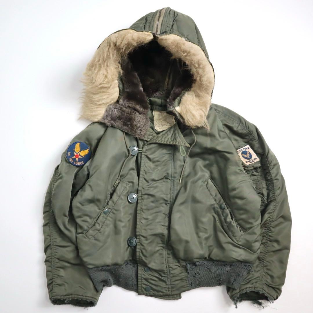 Vintage 70s ALPHA 実物 n2b ジップ破損 フライトジャケット