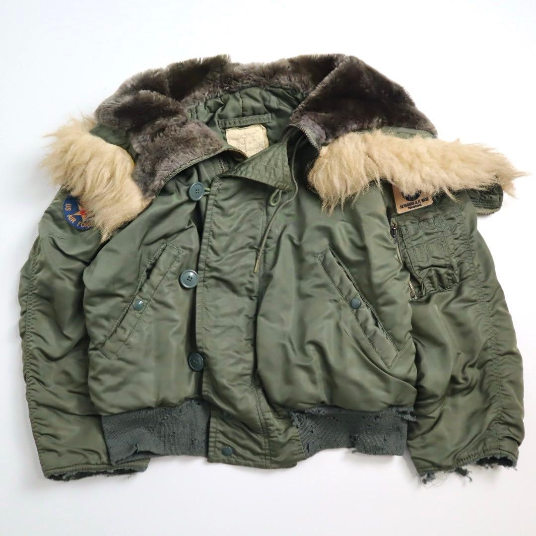 Vintage 70s ALPHA 実物 n2b ジップ破損 フライトジャケット