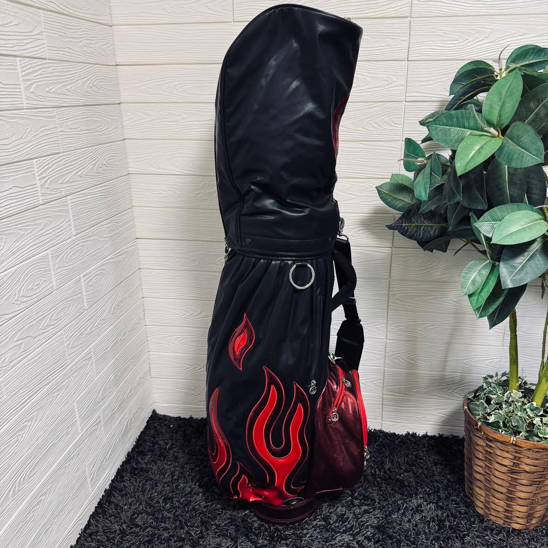 MIEKO UESAKO SPORTS キャディバッグ ファイヤー 炎