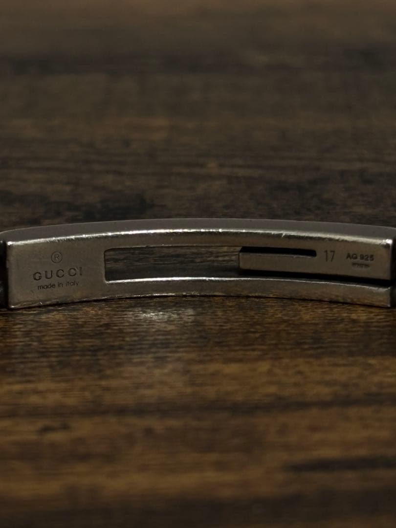 【破格‼️】【ゴールデンサイズ‼️】17 OLDGUCCI Ag925 ブレスレット