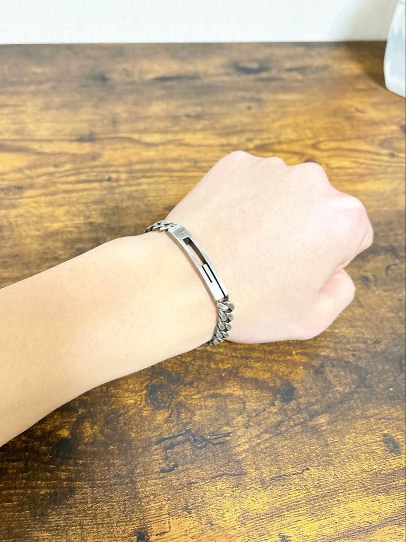 【破格‼️】【ゴールデンサイズ‼️】17 OLDGUCCI Ag925 ブレスレット