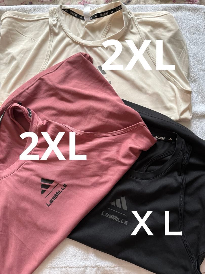 adidas Les Mills グラフィックタンクトップ 3色セット