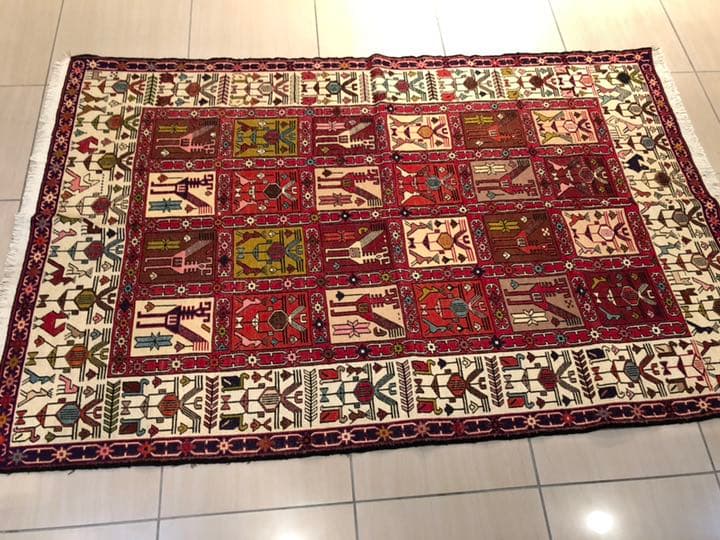 ペルシャ キリム シルク100% ①