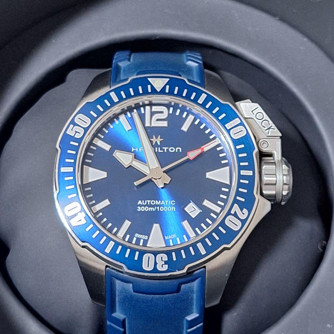 Hamilton H77705345 カーキネイビー オープンウォーター
