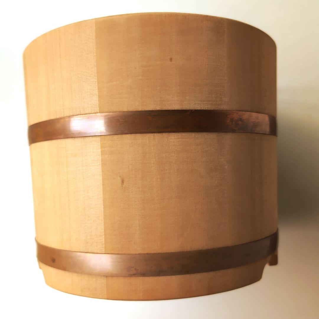 深川・川又　江戸おひつ　八寸約7合　5から6人用　木製 　白ごはんがよりおいしい