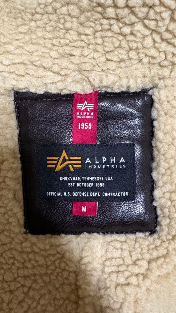 ALPHA アルファ　フライトジャケット　ムートン　b-3 アメカジ　アウター