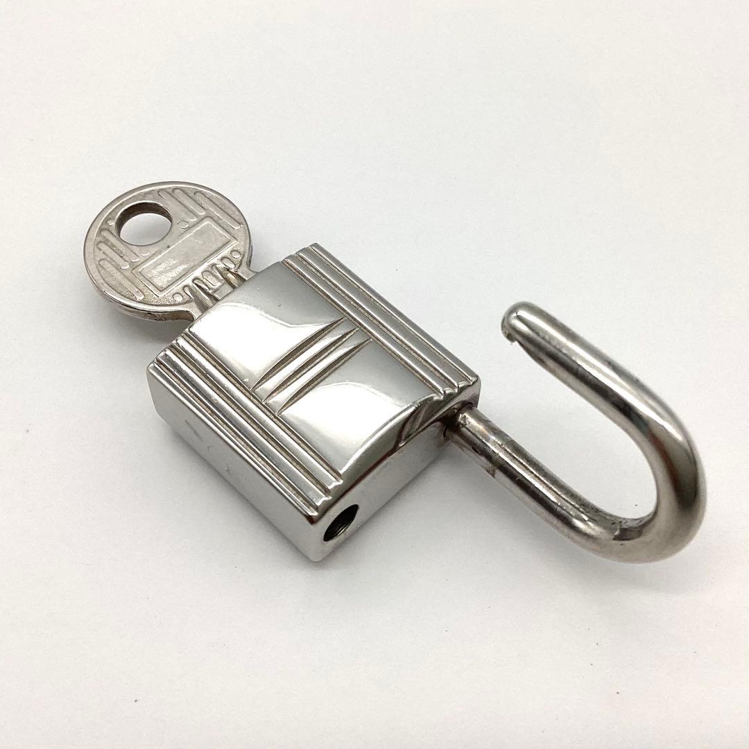 ⭐️極美品⭐️エルメス　カデナ　パドロック　鍵　no.100 シルバー　男女共用