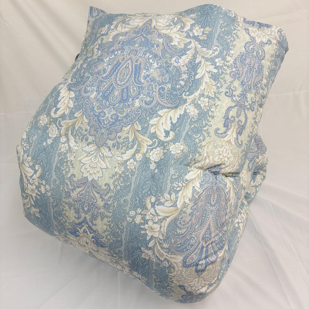 羽毛布団 シングル ポーランド ホワイトマザーグース CH92103 ブルー