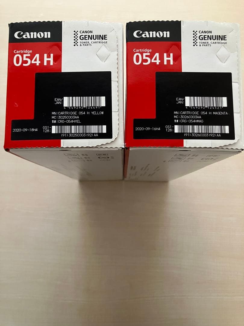 Canon 054 H トナーカートリッジ イエロー マゼンタ 2個セット
