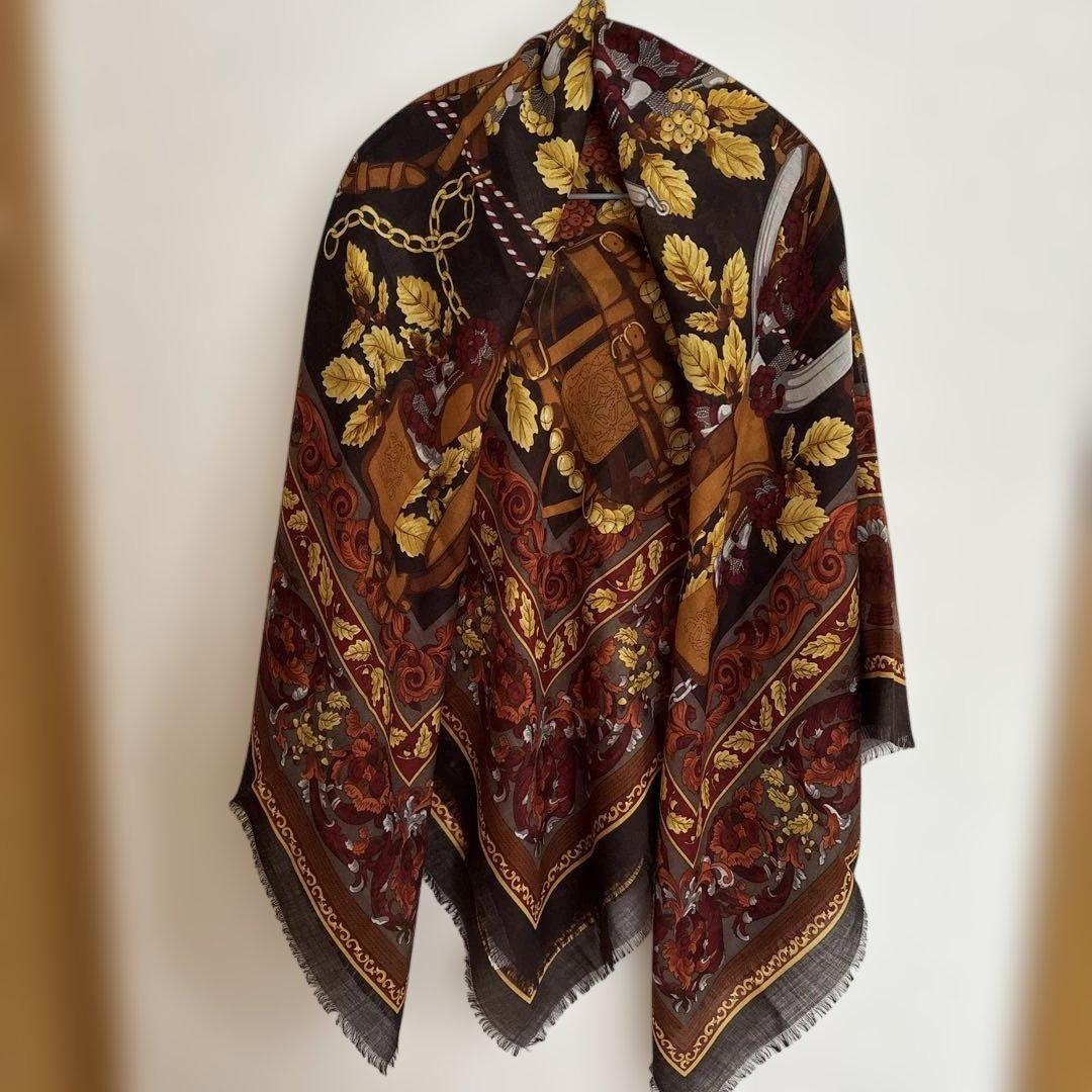 LOEWE ロエベ 花柄 大判ストール