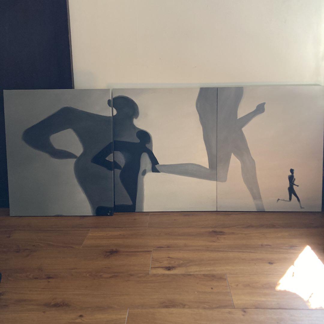 ランニングフレーム　インテリア　絵　絵画　フォトフレーム　什器