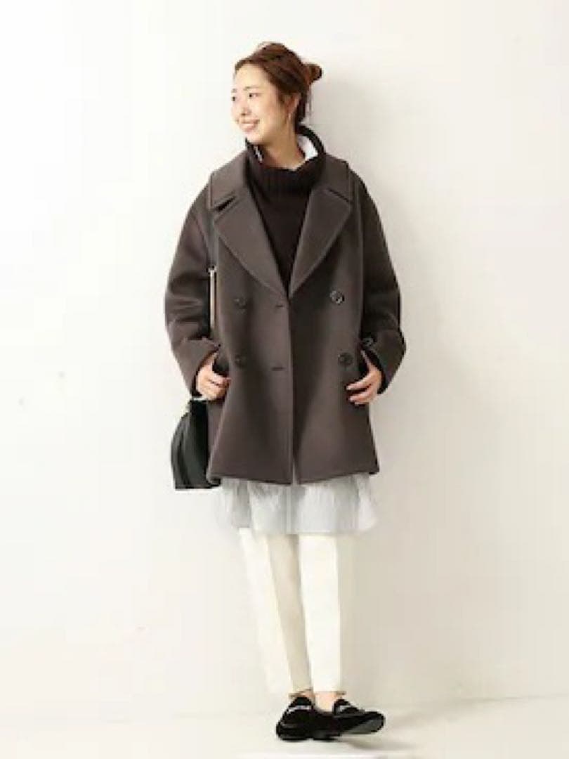 Spick&Span Hamilton テーラードカラーショートコート