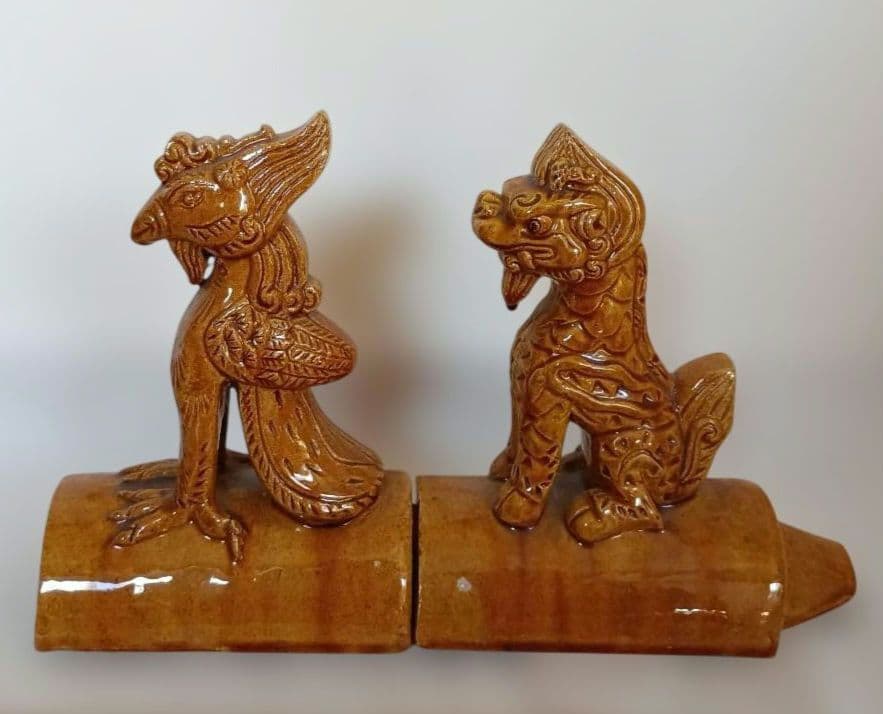 紫禁城の瓦の置物