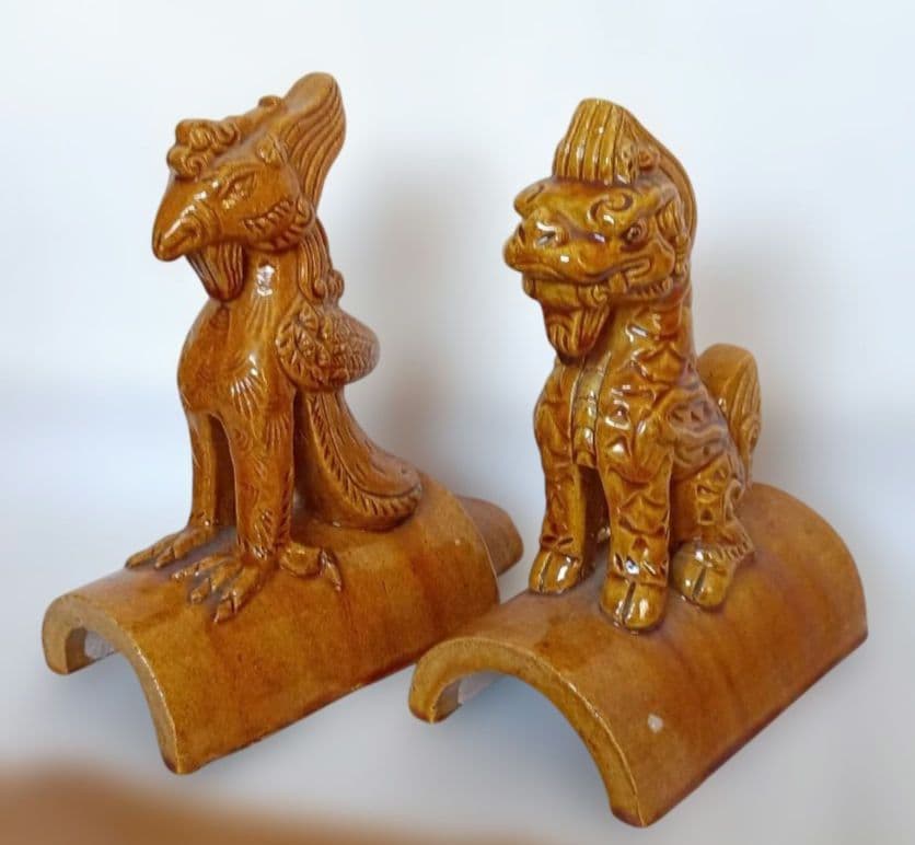 紫禁城の瓦の置物