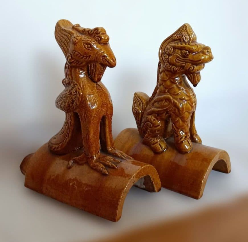 紫禁城の瓦の置物