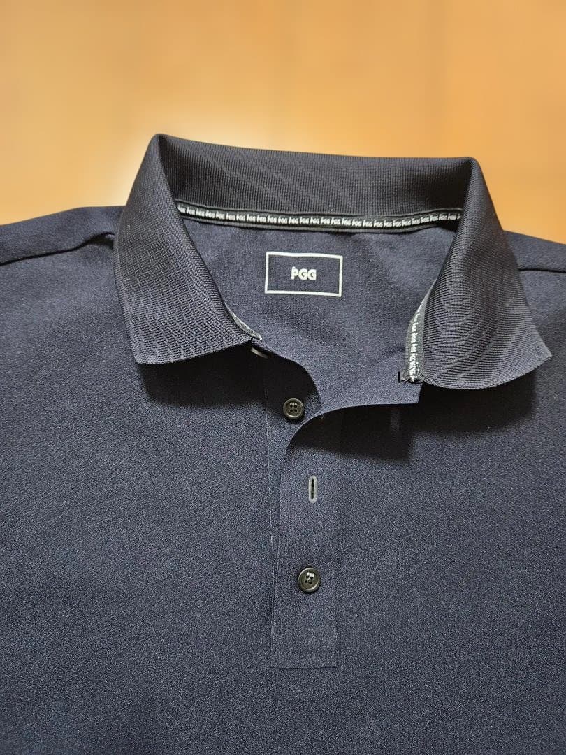PGG メンズポロシャツ ネイビー サイズ6