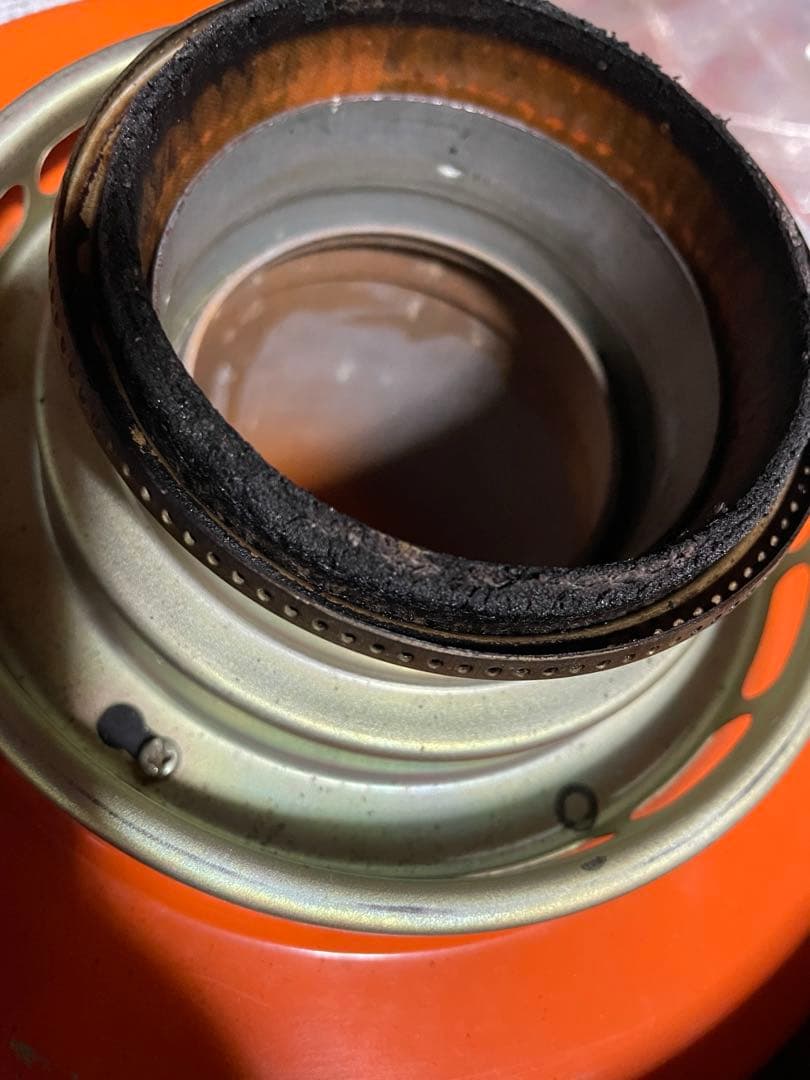 昭和レトロ SHARP HSR-27D ストーブ ペチカ オレンジ