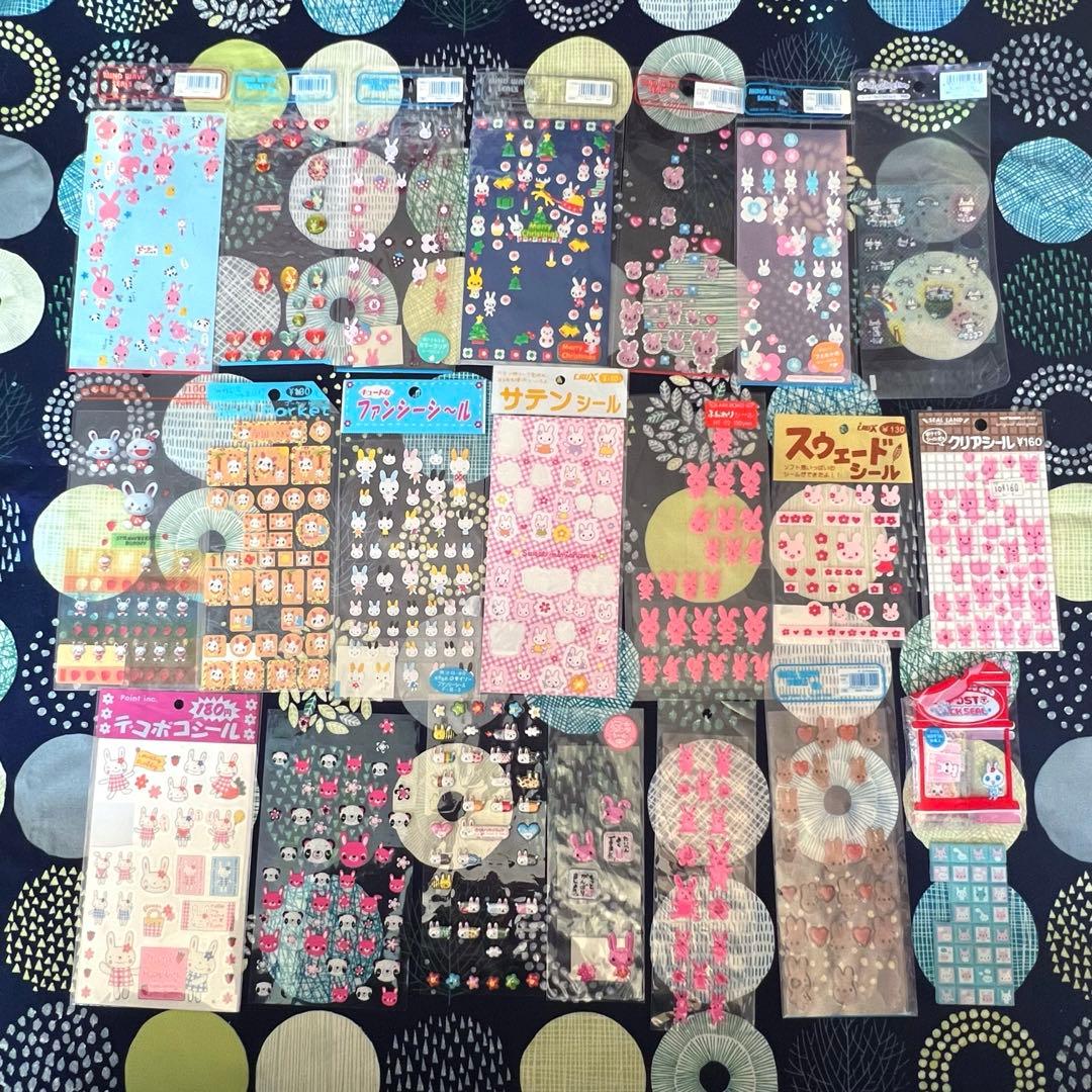 うさぎ シール MIND WAVE SEALS ステッカー セット 平成レトロ