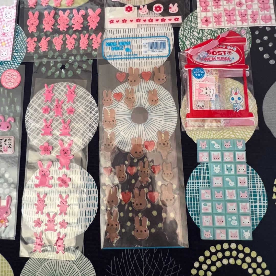 うさぎ シール MIND WAVE SEALS ステッカー セット 平成レトロ