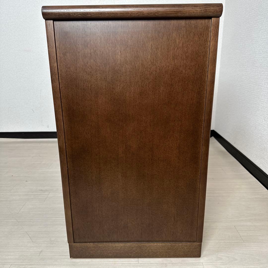 【展示品】カリモク 5段チェスト 脇机 袖机 デスクワゴン オーク i1※