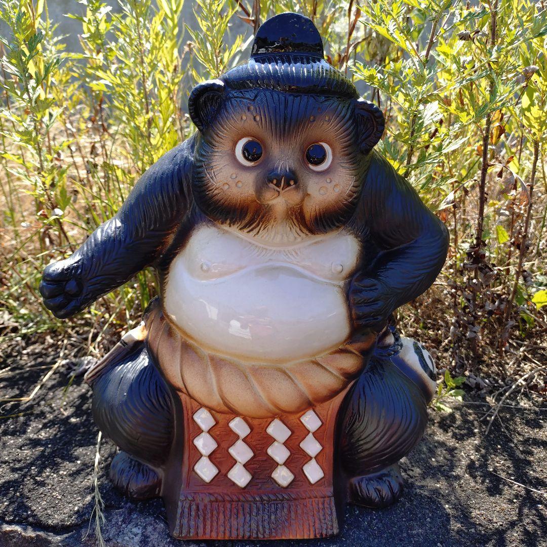 信楽焼　横綱狸　相撲狸