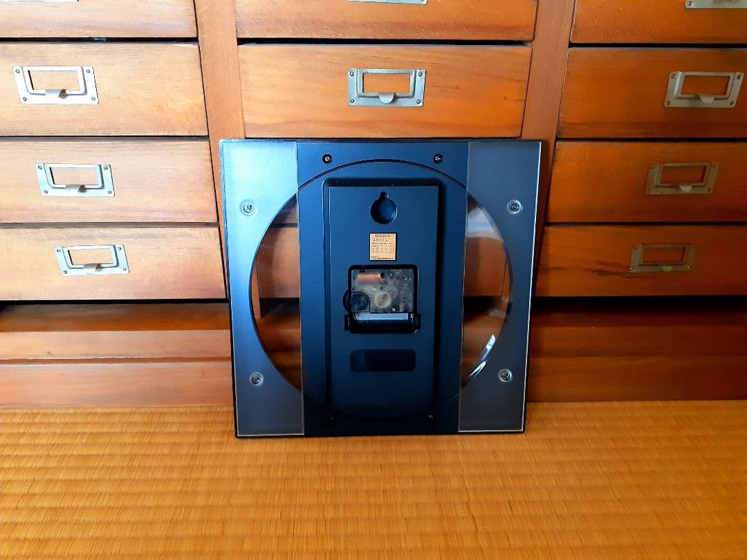 80's　CITIZEN　掛け時計　ミッドセンチュリー　ポストモダン　ビンテージ
