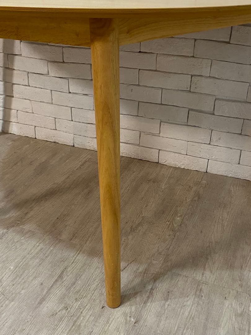 【うーあん　】半円　ダイニングテーブル　￼リビング　机　デスク　格安