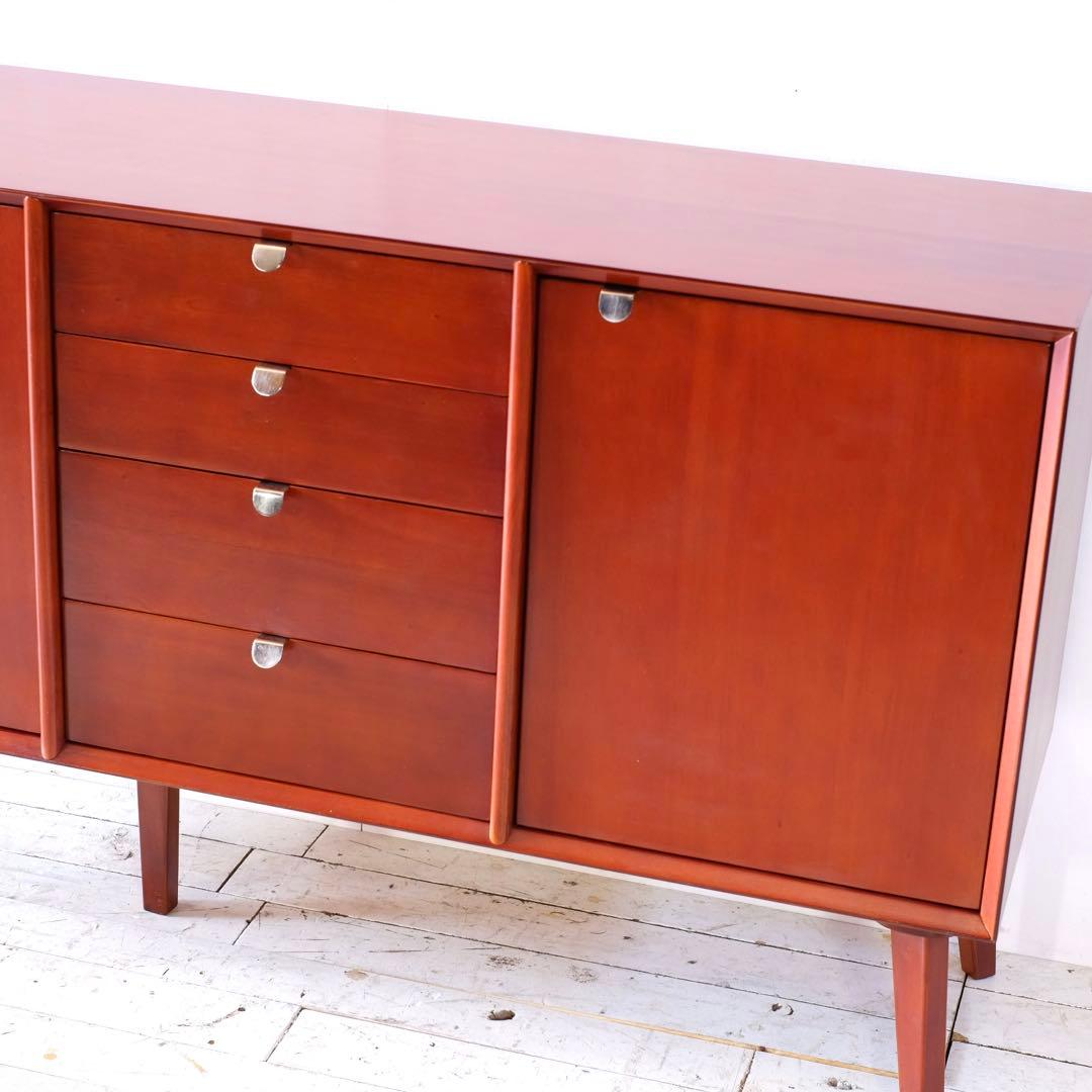 F 新品 160cm リビングボード キャビネット 北欧 ホテル仕様 収納