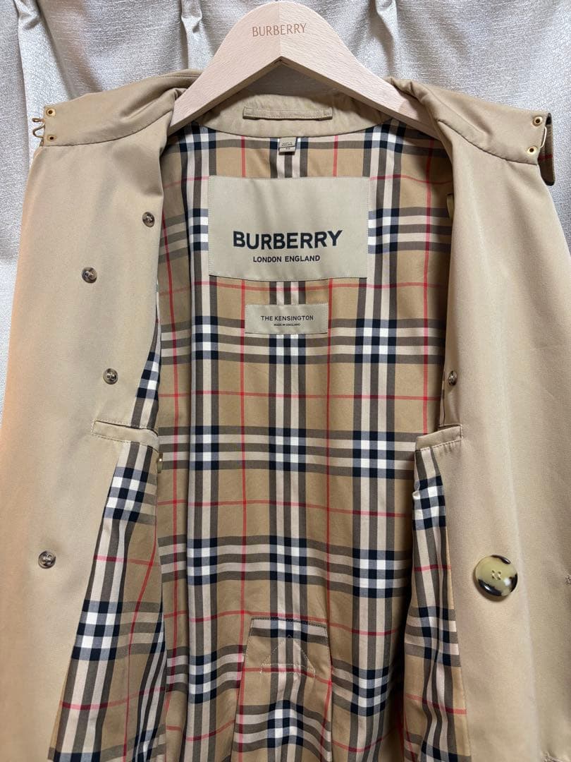 【美品】今だけ！半額 バーバリー ケンジントン トレンチコート ベージュ