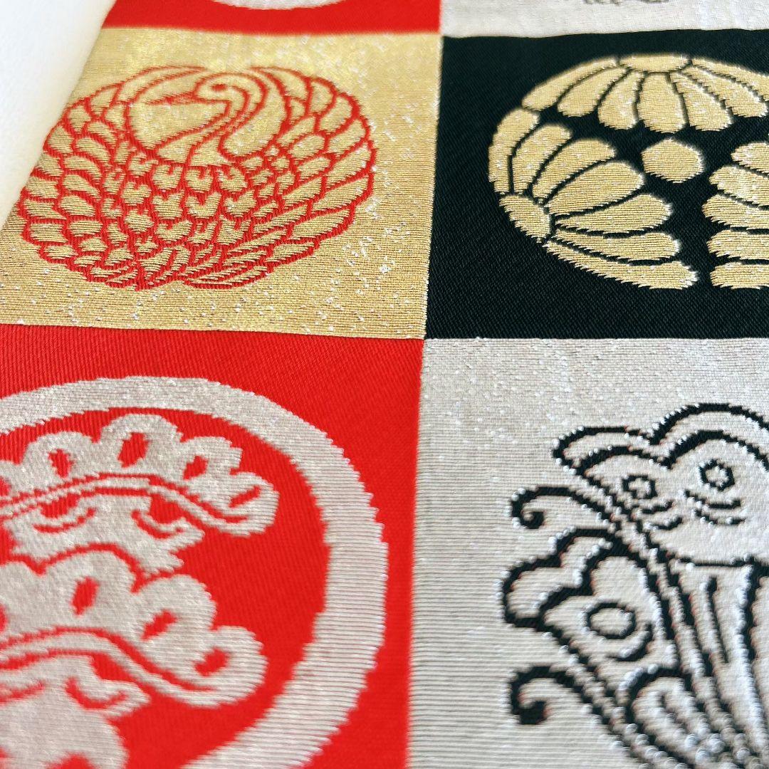 美品正絹　フルセット　七五三　７歳女の子　着物＆帯＆長襦袢＆小物セット　青×赤