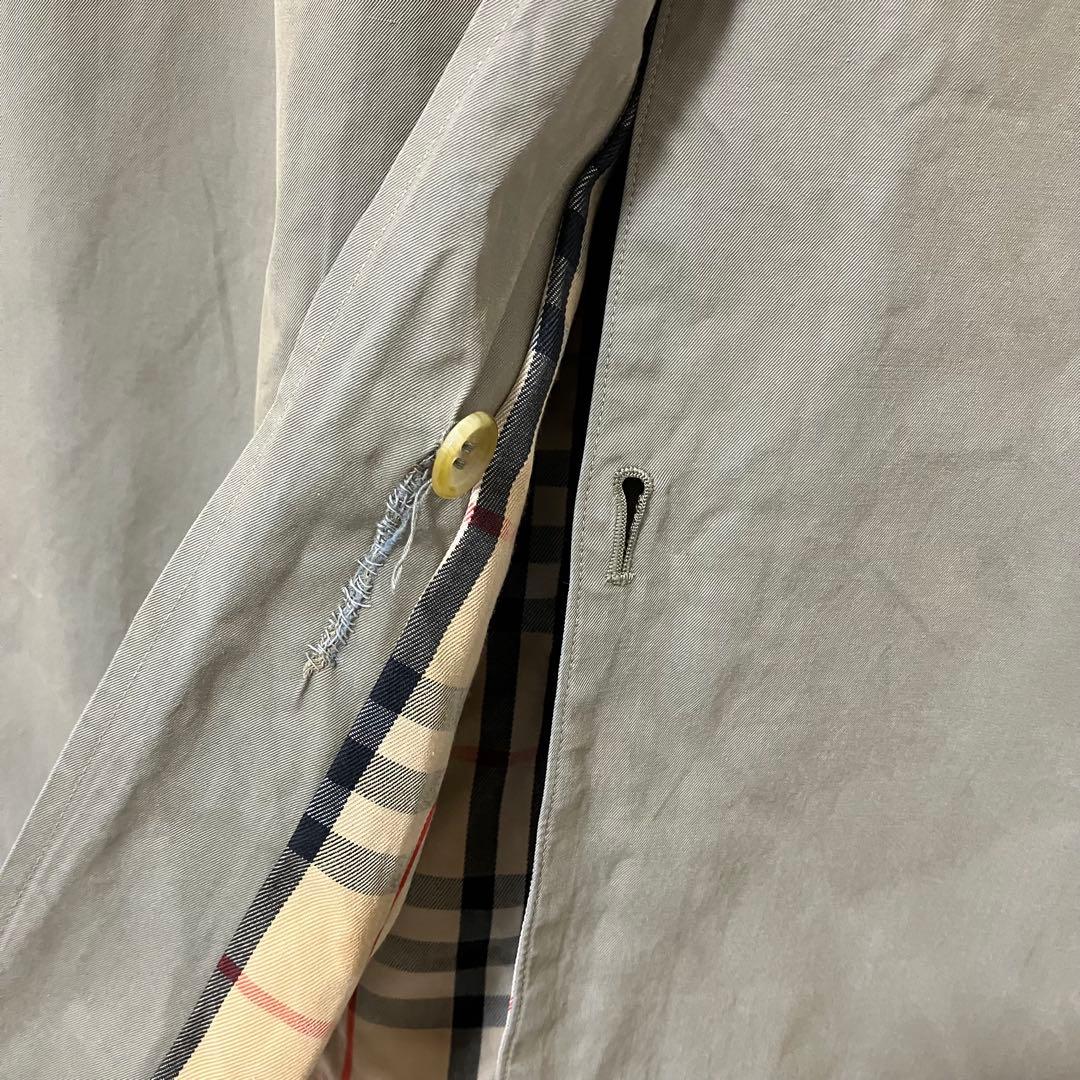 Burberrys バーバリー 一枚袖 ステンカラーコート カーキ 玉虫色