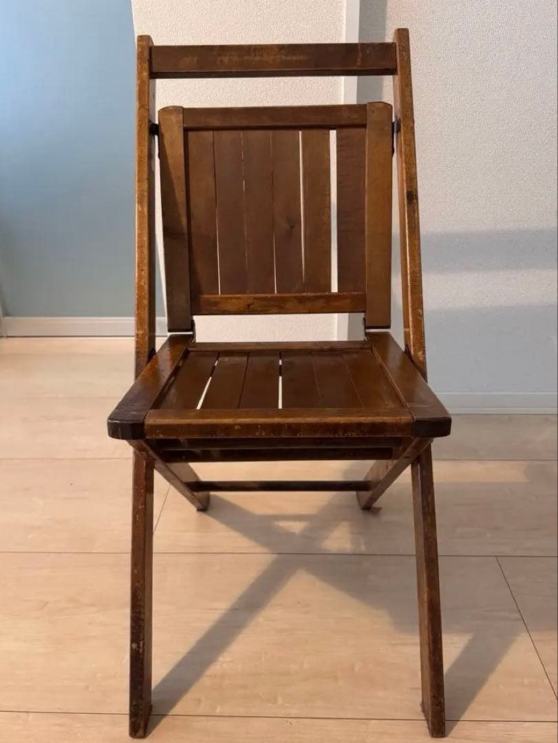 SIMMONS社製 50s 木製 ウッド フォールディングチェア