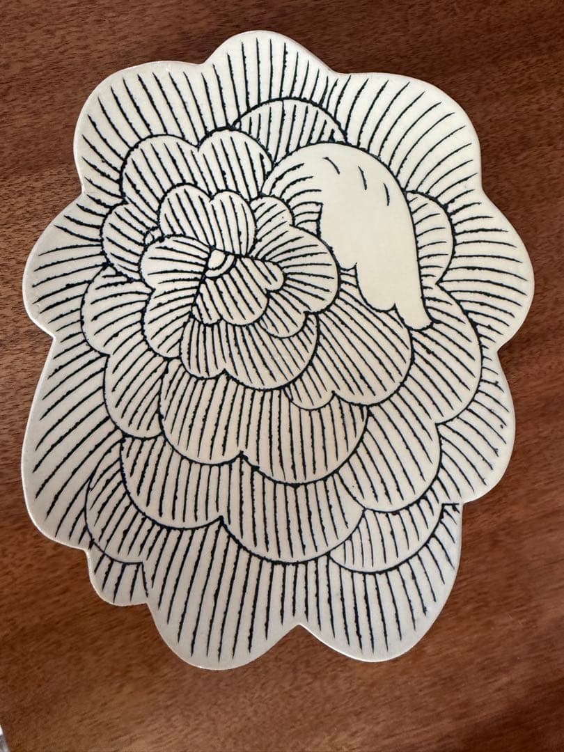 新品未使用　希少 吉村尚子さん 陶芸作品 風花シリーズ　皿