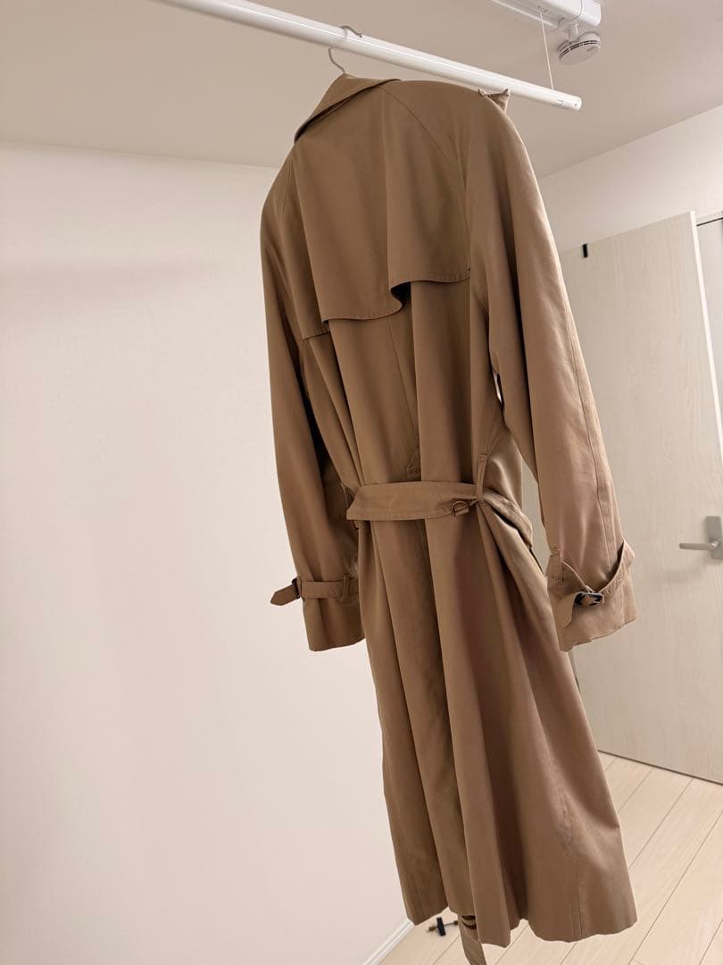 バーバリー トレンチコート 英国製 ロング丈 ベージュ ヴィンテージ1983年製