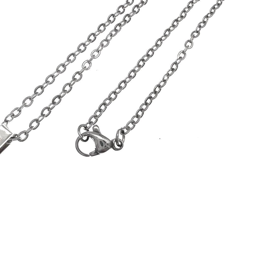 美品　GUCCI　グッチ　ネックレス　Gプレート　シルバー925　アクセサリー