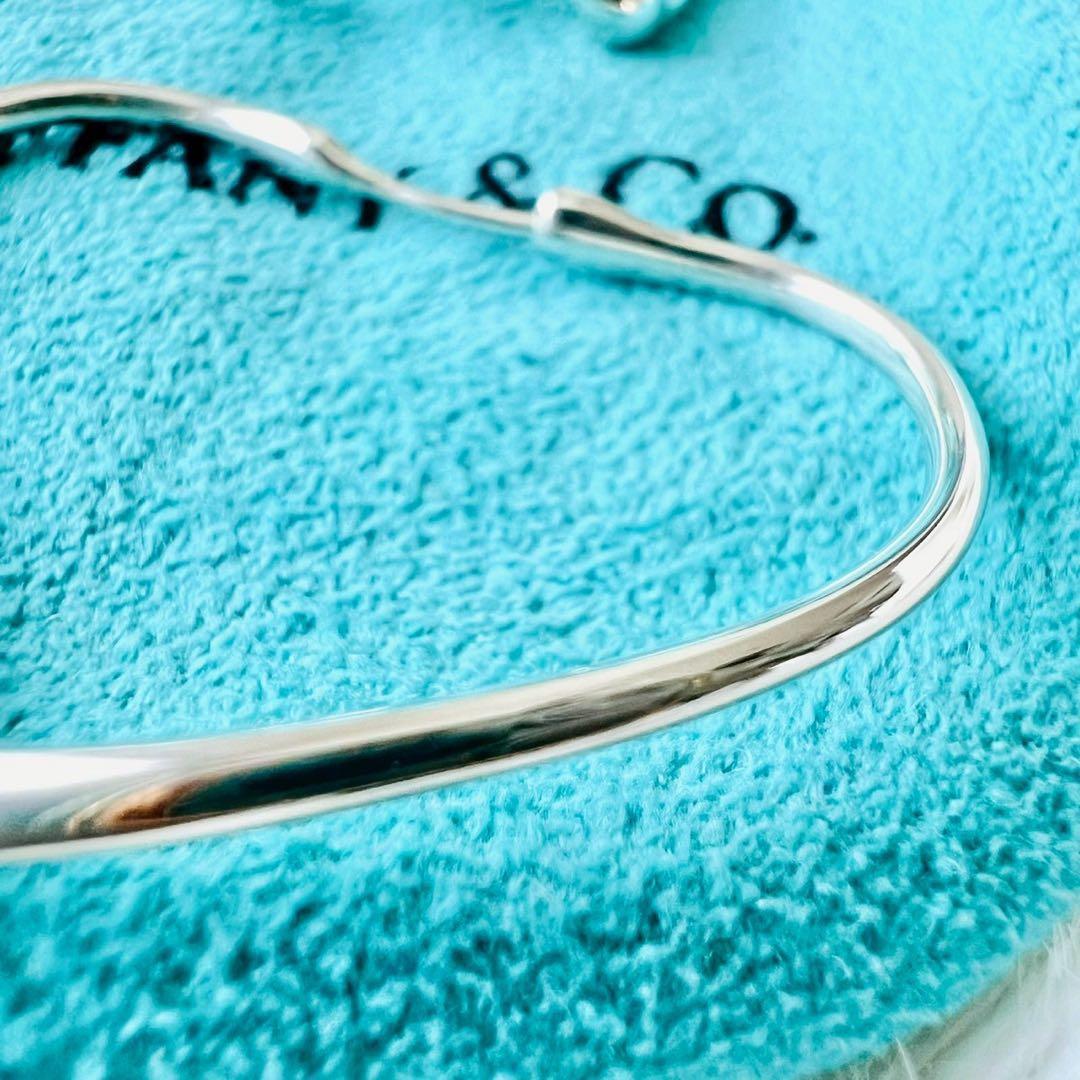 ✨極美品✨ティファニー　ピアス　オープンハート　フープピアス　ハート　Mサイズ