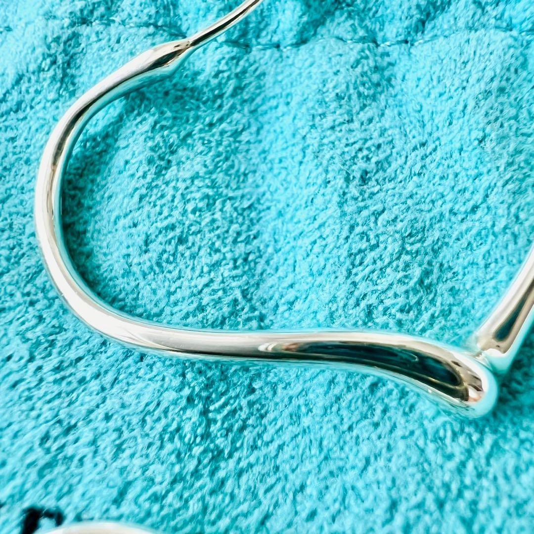 ✨極美品✨ティファニー　ピアス　オープンハート　フープピアス　ハート　Mサイズ