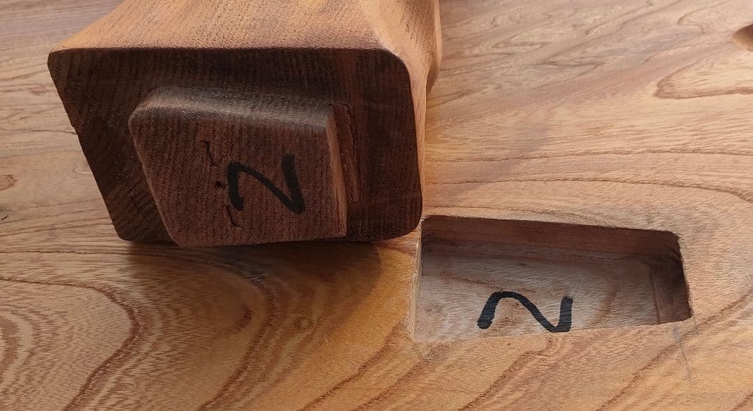 [風太☆]一枚板 座卓 ナチュラルウッド オーバルテーブル リペア済