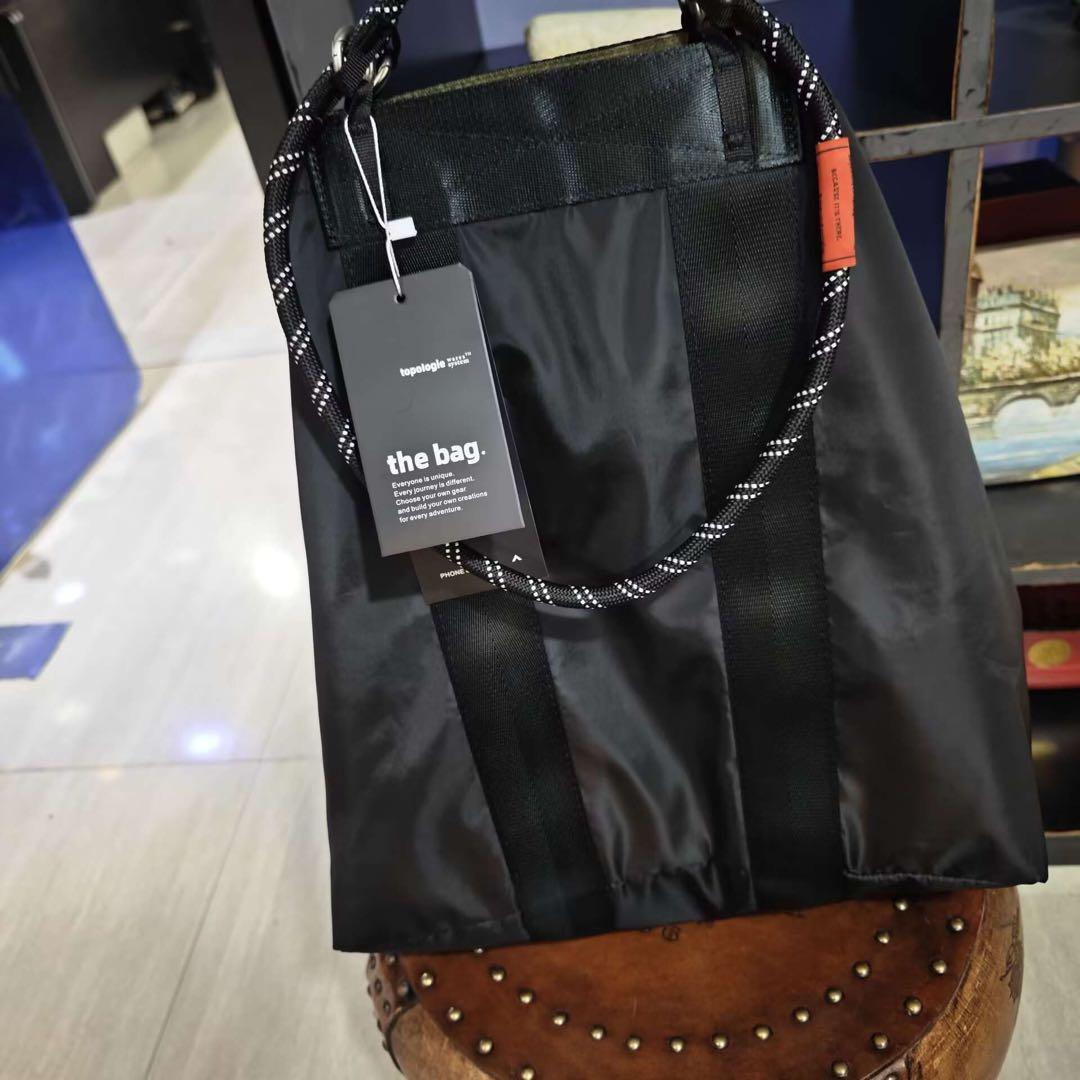 Topologie トポロジー トートバッグ ラージ ブラック 大容量 カバン