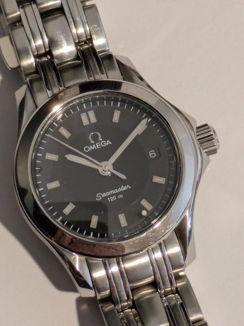 OMEGA/オメガ/シーマスター/クォーツ/レディース/120m/新品電池交換済