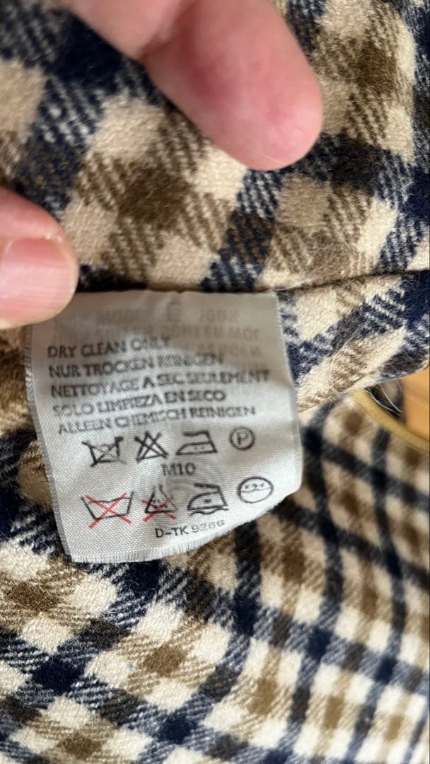 美品！ヴィンテージ　Aquascutum KINGSWAY ウールライナー付