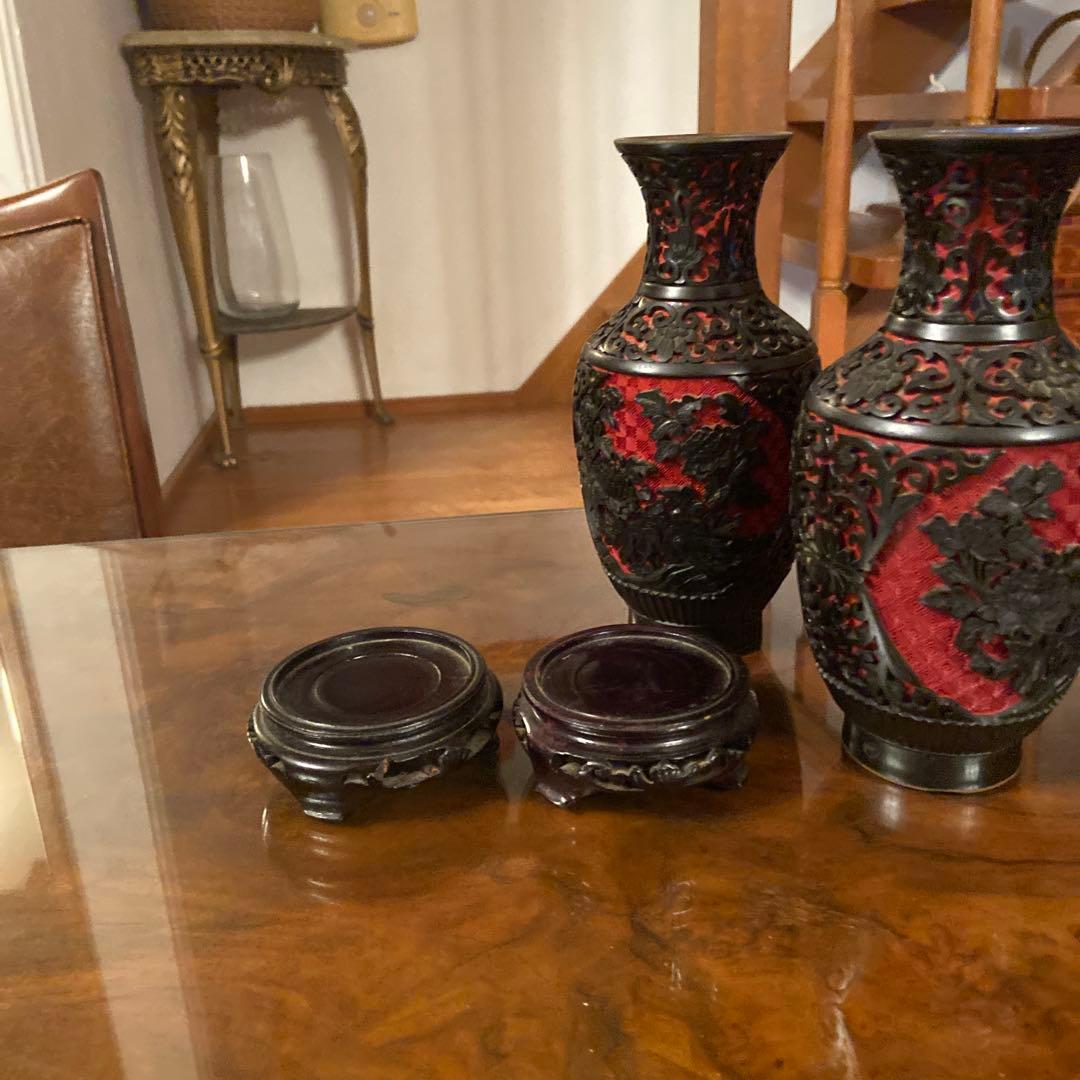 台座3.５センチ本体２１センチ中国美術品(はやみまです。)