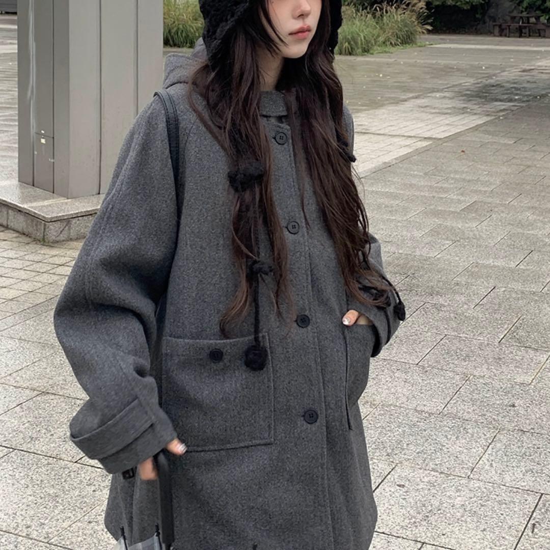 anyonmore エニワンモア キルティングフードハーフコート　値下げ交渉可